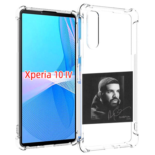 Чехол MyPads Drake - Scorpion для Sony Xperia 10 IV (10-4) задняя-панель-накладка-бампер