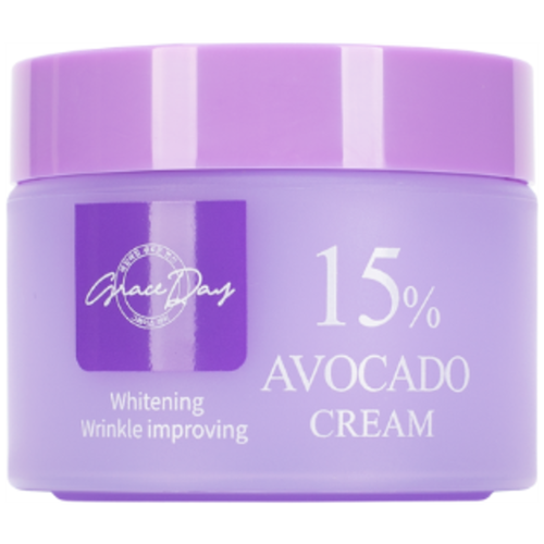 Grace Day Крем питательный с экстрактом авокадо - Avocado 15% cream, 50мл питательный крем с экстрактом авокадо и пептидами solution avocado deep cream 50мл