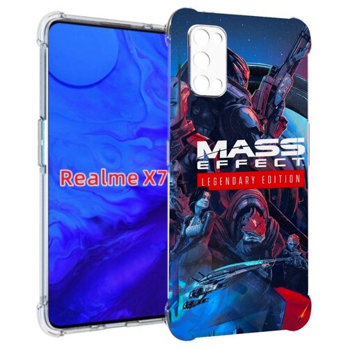Чехол задняя-панель-накладка-бампер MyPads Mass Effect Legendary Edition для Realme X7 чехол mypads mass effect legendary edition для realme x50 pro задняя панель накладка бампер