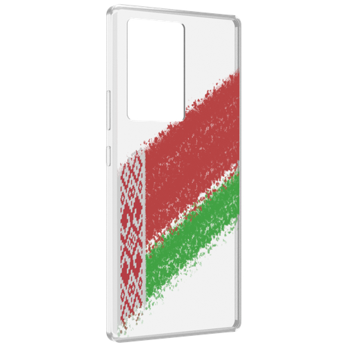Чехол MyPads флаг Белорусии мужской для ZTE Nubia Z40 Pro задняя-панель-накладка-бампер