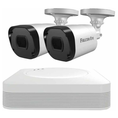 Комплект видеонаблюдения Falcon Eye FE-104MHD KIT Light SMART 4-х канальный гибридный AHDTVICVIIPCVBS регистратор Видеовыходы VGAHDMI 1310500₽