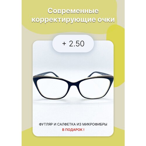Очки готовые для зрения +2,50(Рц 62-64) C809