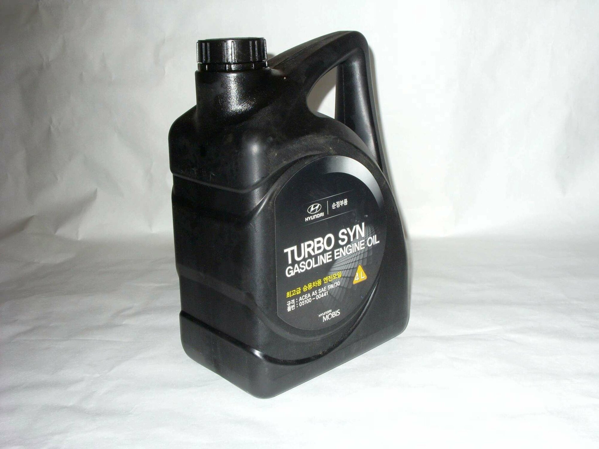 Синтетическое моторное масло MOBIS Turbo SYN Gasoline 5W-30, 4 л, 4 кг, 1 шт