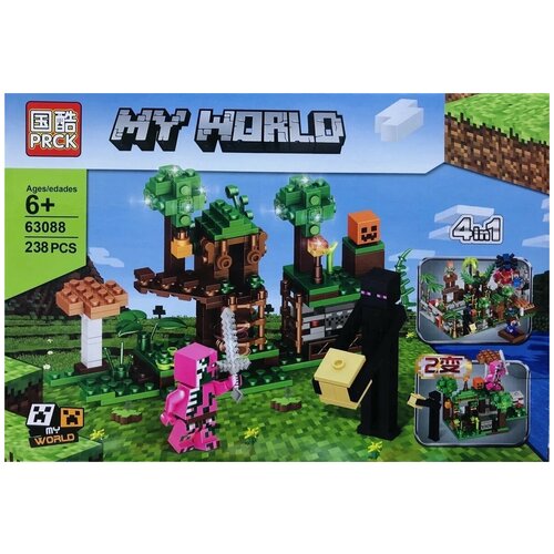 Конструктор Мой Мир My World Эндермен 63088, 238 деталей