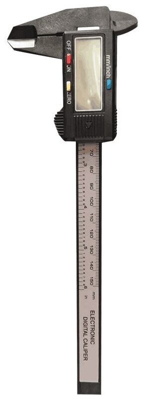 Штангенциркуль цифровой с глубиномером с ЖК дисплеем, 0-150 мм, точность 0,1 мм