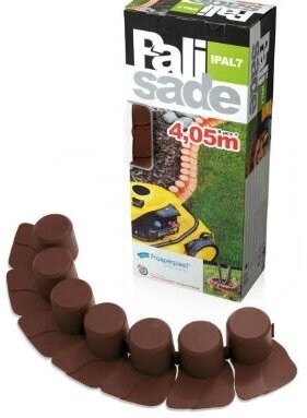 Бордюр Prosperplast Palisada 405 м коричневый