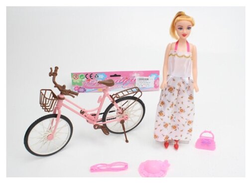 Игрушка Кукла на велосипеде. арт. 1959943