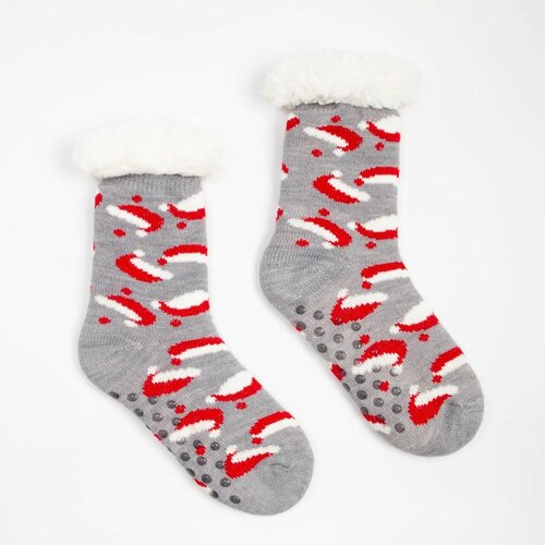 фото Носки hobby line, размер 23/25, серый