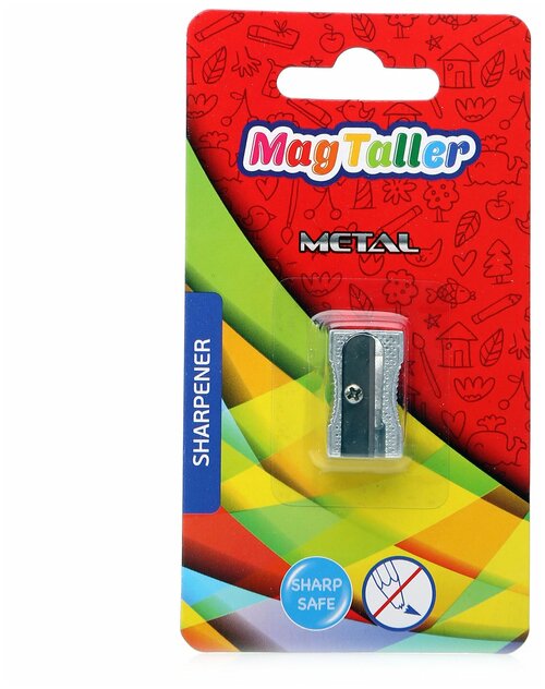 Точилка металлическая Magtaller METAL, блистер