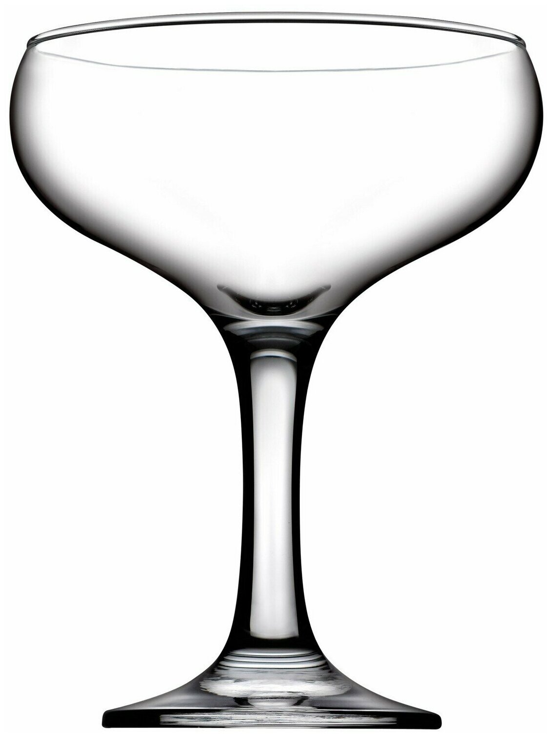 Шампанское-блюдце Pasabahce Бистро 260мл, 95/63х132мм, стекло, прозрачный, 1 штуки