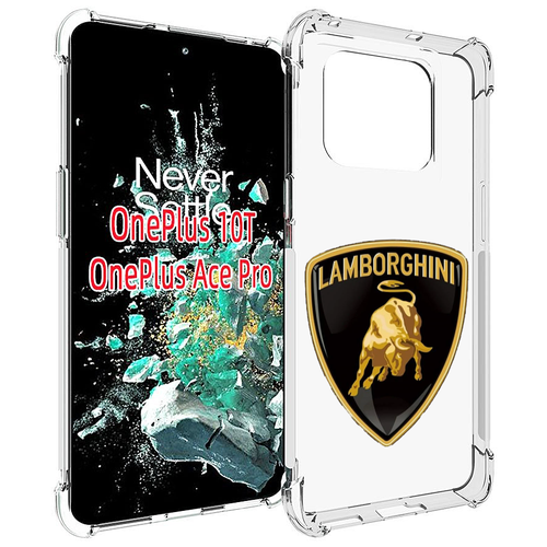 Чехол MyPads lamborghini-ламборгини-2 для OnePlus 10T задняя-панель-накладка-бампер