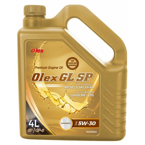 Моторное масло Olex Extra Gasoline SL / GF-3 5W-30 Синтетическое, объем 4 л