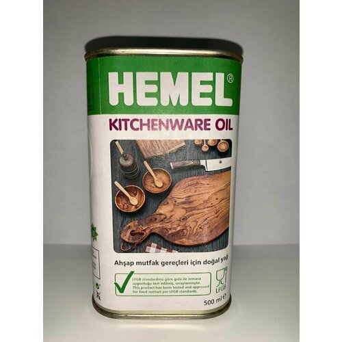 Масло для дерева HEMEL масло для разделочных досок и деревянной посуды kitchenware oil , прозрачный, 500мл