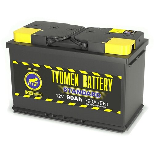 Аккумулятор автомобильный TYUMEN BATTERY STANDARD 6СТ-90 обр. 324x175x210