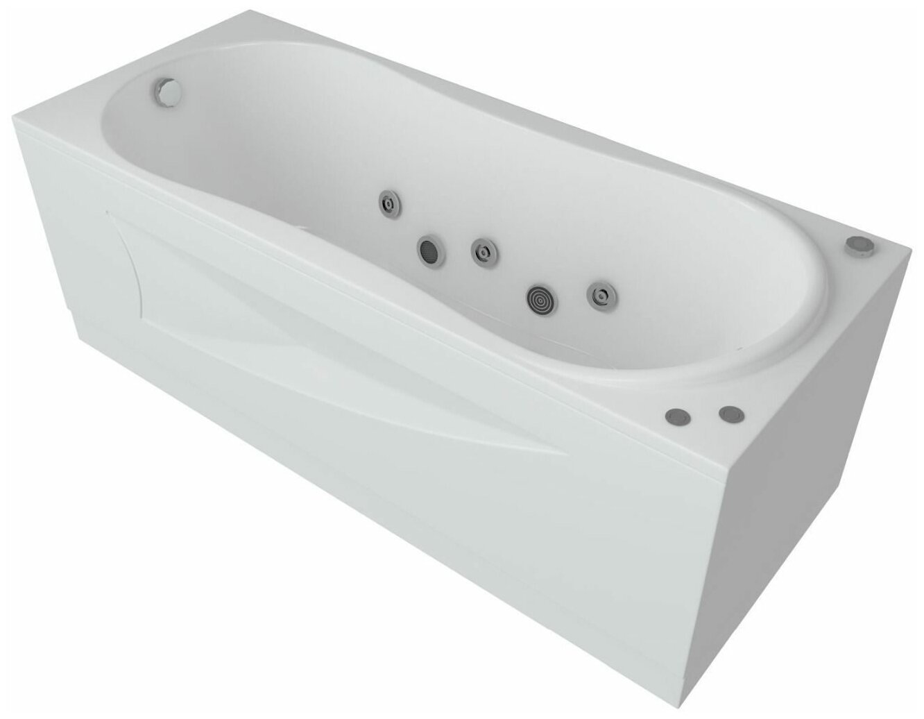 Акриловая ванна Aquatek Афродита 150х70 см AFR150-0000033, белый - фото №3