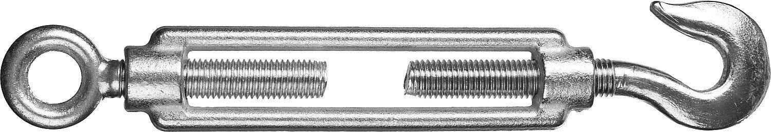 Талреп DIN 1480, крюк-кольцо, М6, 15 шт, оцинкованный, STAYER - фотография № 8