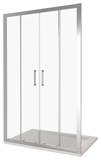 Душевая дверь Good Door Latte WTW-TD-160-C-WE 160х185 прозрачная, хром матовый (ЛА00031)