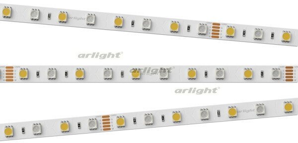 Светодиодная лента Arlight 14,4W/m 60LED/m 5060SMD разноцветный/дневной белый 5M - фото №3