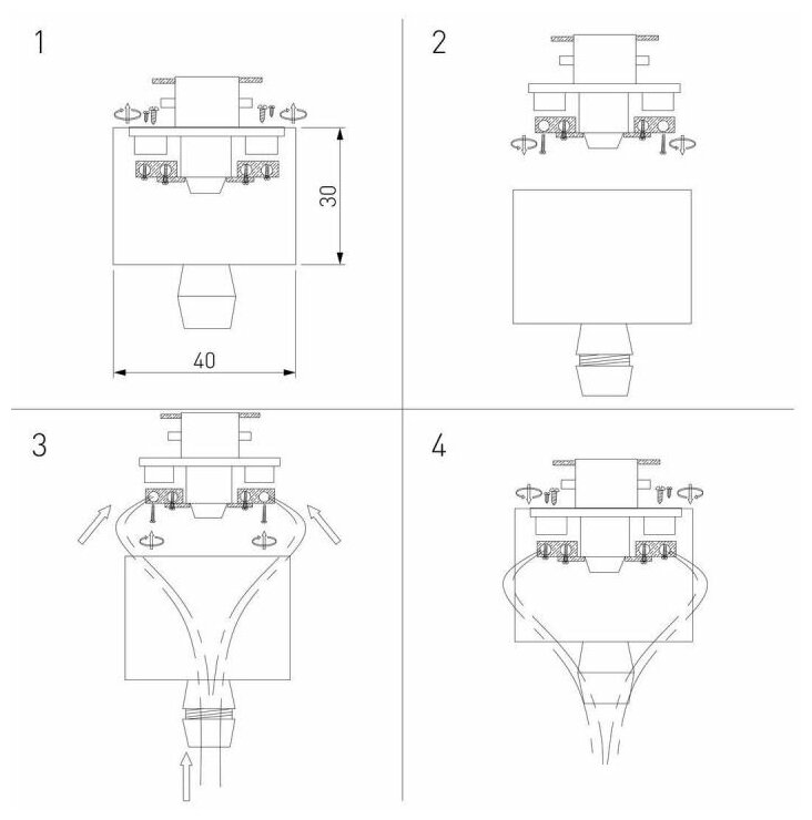 Коннектор для однофазного шинопровода Elektrostandard черный 85120/00 - фотография № 9