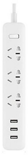 Удлинитель Xiaomi Mi Power Strip 3 XMCXB01QM 3 розетки с/з 10А / 2500 Вт