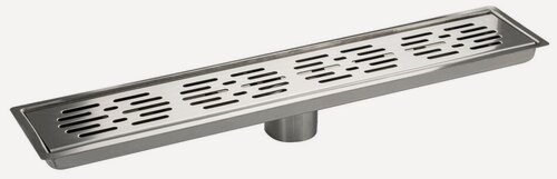 Изображение товара Трап для душа, санакс 500х100 мм, линейный, вертикальный с сухим затвором, сатиновый