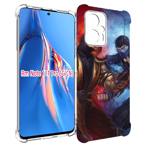 Чехол MyPads Mortal Kombat art для Xiaomi Redmi Note 11T Pro / 11T Pro Plus / Poco X4 GT задняя-панель-накладка-бампер чехол mypads mortal kombat art для xiaomi redmi a1 plus задняя панель накладка бампер