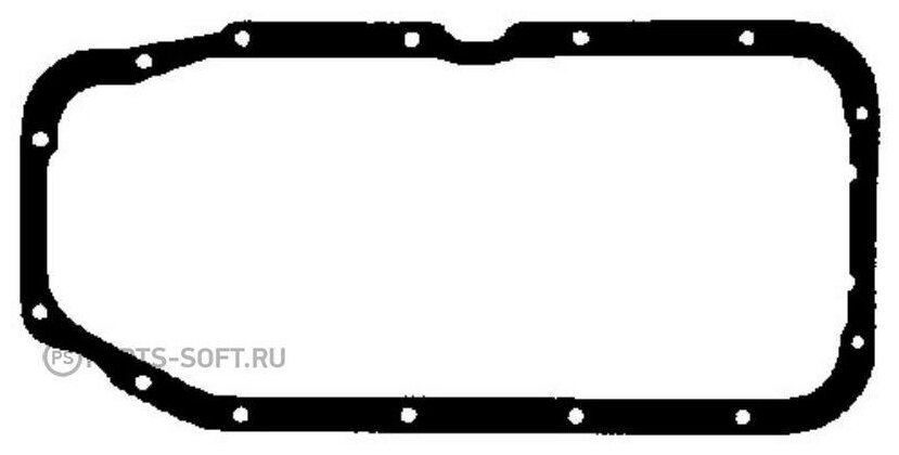 349.135E_прокладка поддона двигателя!\ Opel Astra/Vectra/Kadett 1.6-1.8/1.6D/1.7D/TD 81> ELRING 349135 | цена за 1 шт