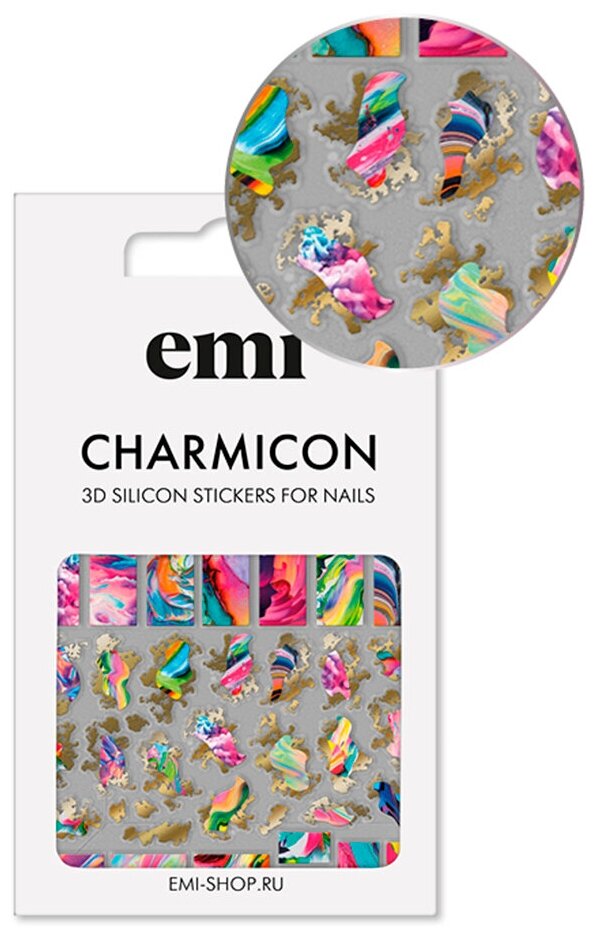 E.Mi 3D-стикеры №166 Аура Charmicon 3D Silicone Stickers