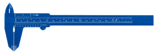 Штангенциркуль 150 мм 02мм пластиковый