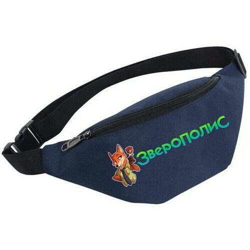 фото Сумка поясная noname, синий