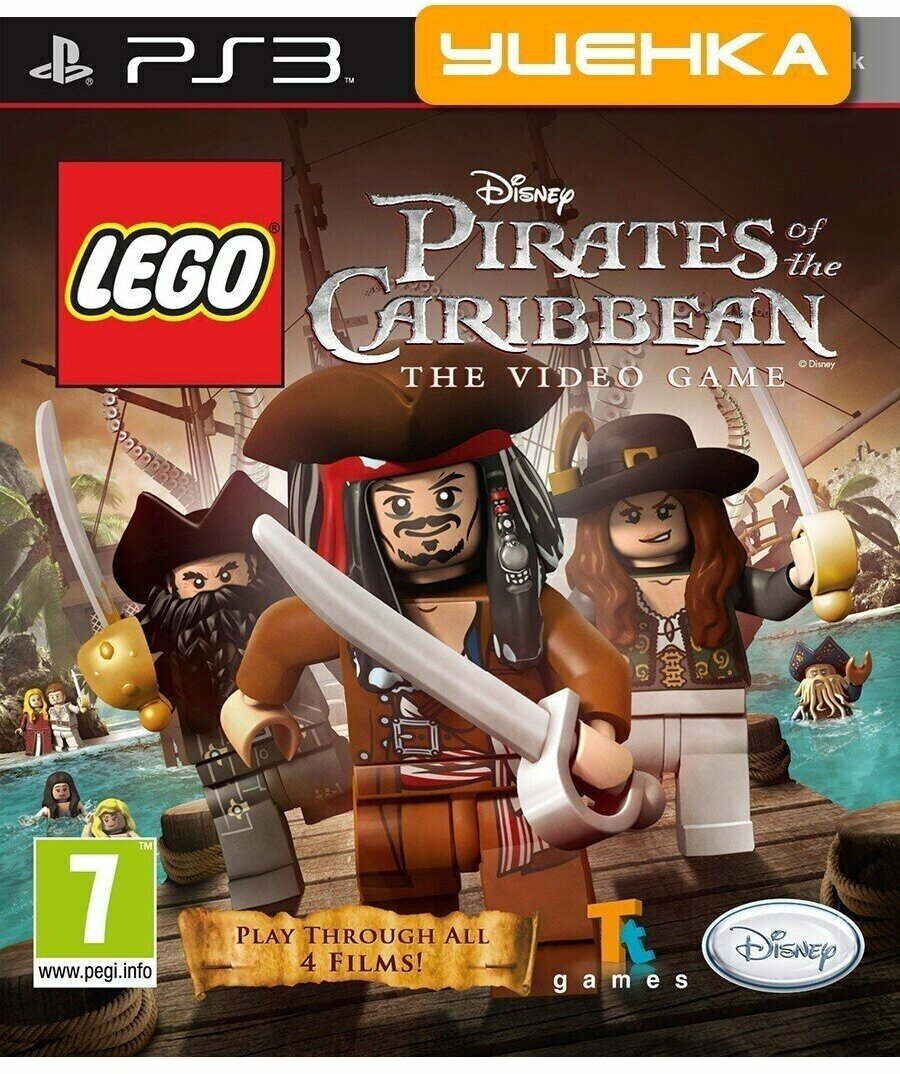 PS3 Lego Pirates Of Caribbean (LEGO Пираты Карибского Моря).