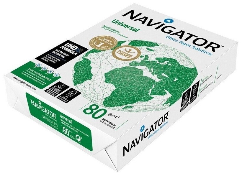 Бумага Navigator Universal (А4 марка А 80 г/кв. м 500 л) ЦОТ спец