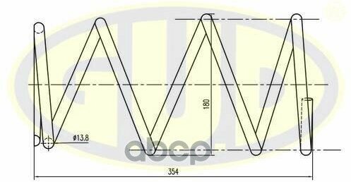 Пружина Передн Toy Rav 4 Ii 00-05 G.U.D арт. GCS092590