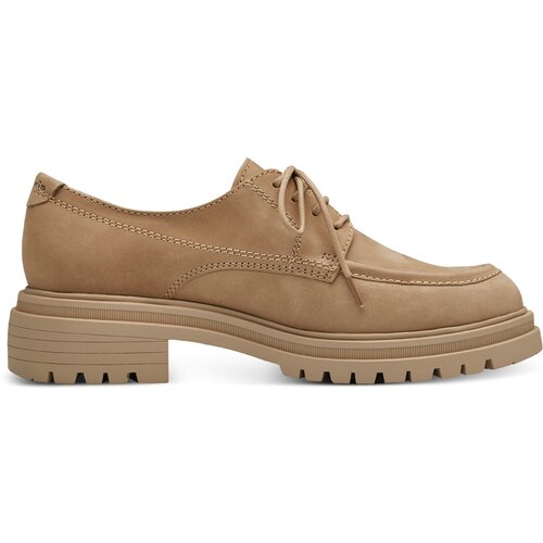 фото Полуботинки дерби tamaris, размер 41 ru, коричневый