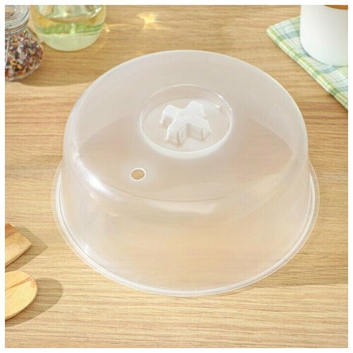 фото Крышка для свч d=25 см, h=10.5 см, прозрачная sparkplast