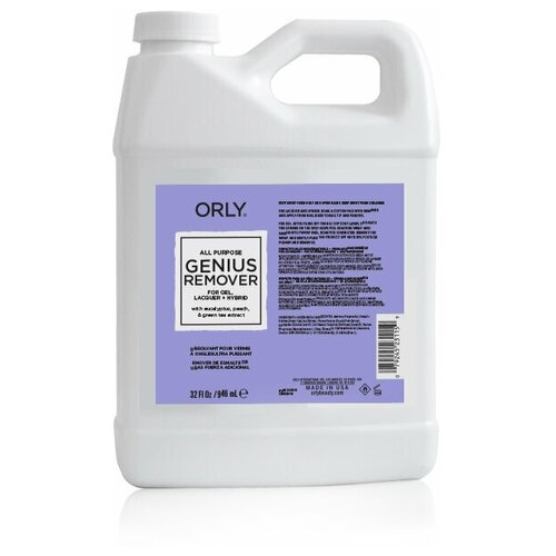 ORLY Универсальная жидкость для снятия лака, геля и блёсток GENIUS All Purpose Remover, 946мл