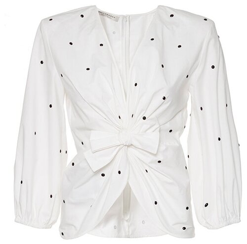 Блуза  PHILOSOPHY Di Lorenzo Serafini, размер 44, черный