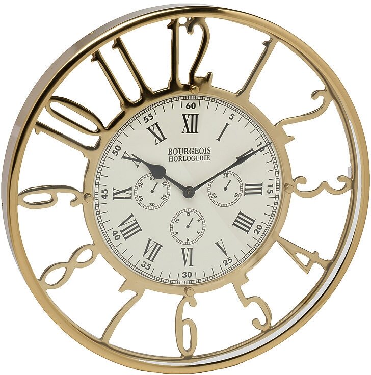 Часы Garda Decor настенные круглые золотые 79MAL-5476-40G