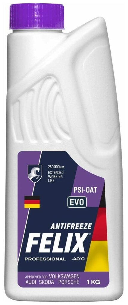 фото Антифриз Felix Evo, В П/Э Кан. 1кг. Felix арт. 430206334