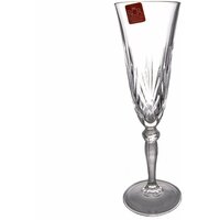 Бокал для шампанского, 160 мл, хрустальное стекло, 2 шт, RCR, Melodia, 54514