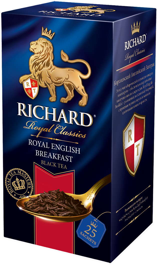 Чай Richard Royal English Breakfast 2г х 25 пакетиков с ярл. в конверте