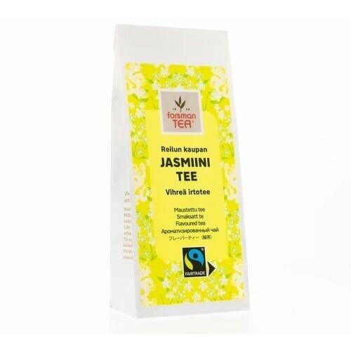 Зеленый чай FORSMAN Jasmiini с жасмином 60 г (из Финляндии)