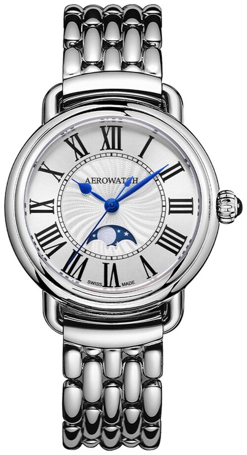 Наручные часы AEROWATCH 43960 AA03 M, серебряный