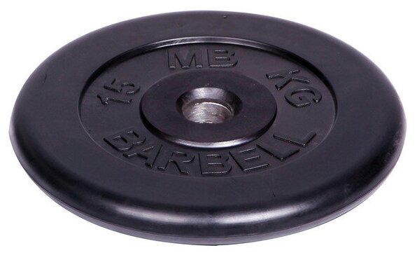 Диск Barbell d 51 мм 15,0 кг black