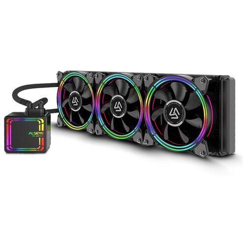 Жидкостная система охлаждения Alseye H360 Universal Platfrom PWM Single 5colors+ LED fan RTL система охлаждения жидкостная alseye h240