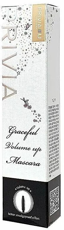 Водостойкая тушь для ресниц, Privia Graceful Volume up Mascara, 10 мл.