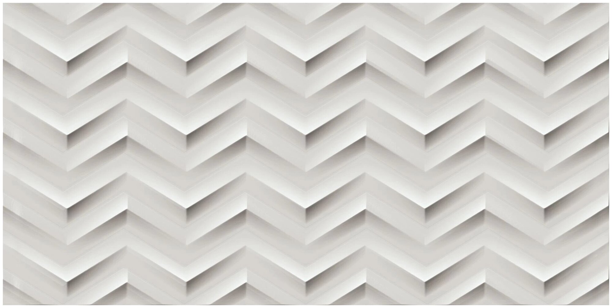 фото Керамическая плитка Atlas Concorde 3D White 30.5x56 матовый (1.366 кв. м.)