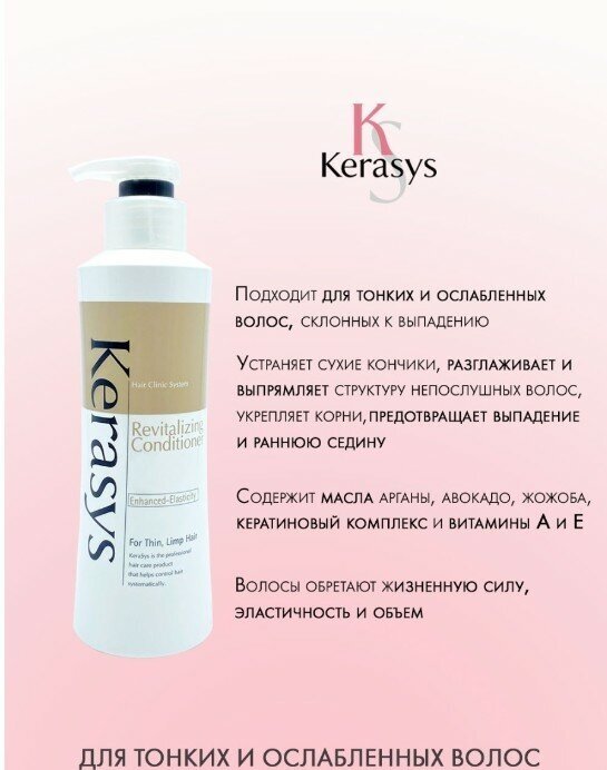 Kerasys Кондиционер оздоравливающий для волос 180 мл (Kerasys, ) - фото №12