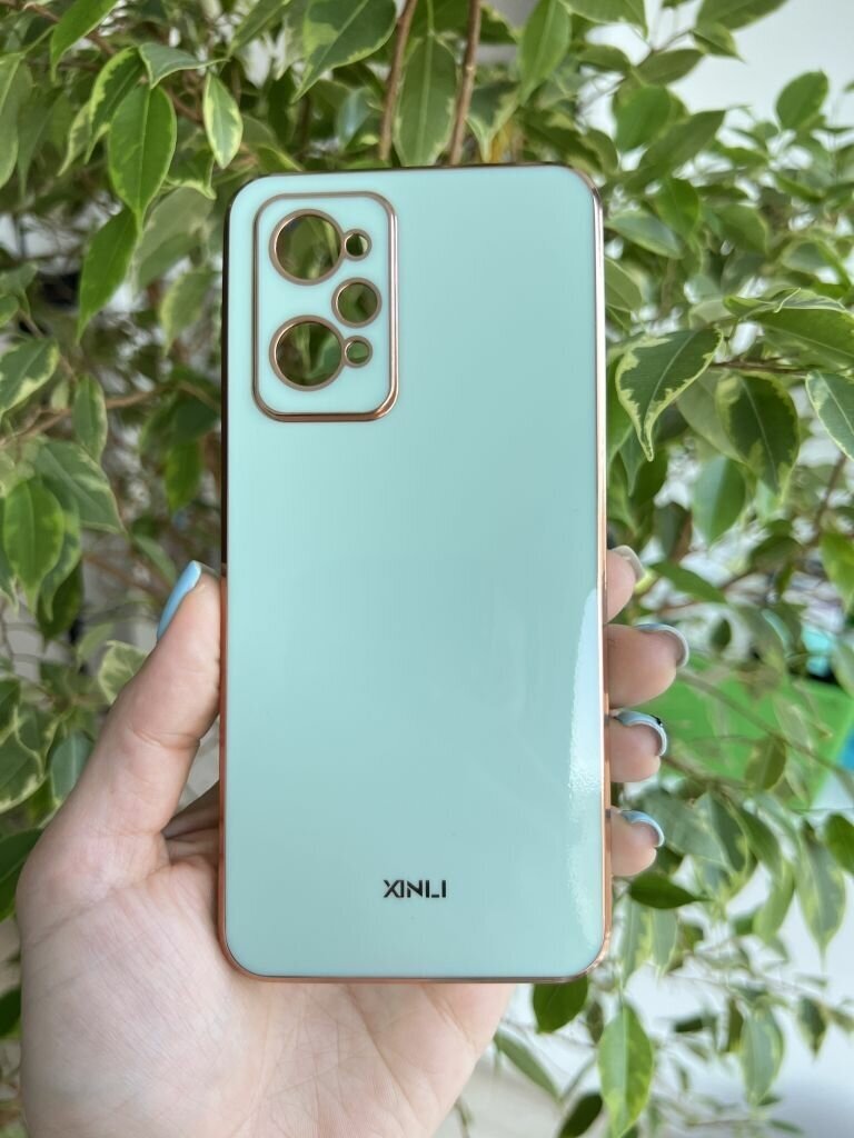 Силиконовый чехол xinli для Realme GT NEO 2 5G и GT NEO 3T и GT2 / Реалми ГТ НЕО 2 и ГТ НЕО 3Т и ГТ2 (Бирюзовый)