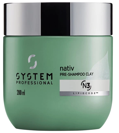 SYSTEM PROFESSIONAL NATIV CLAY PRE SHAMPOO 200 МЛ детокс-уход